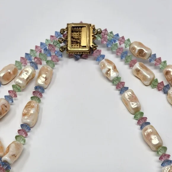 VINTAGE VENDOME NECKLACE AND EARRINGS - Picture 4 of 5